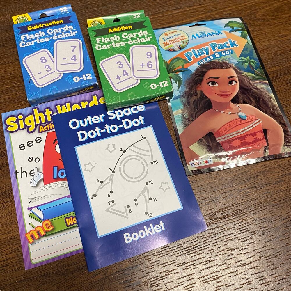 Children's Early Learning & Activity Bundle (5 Pieces)